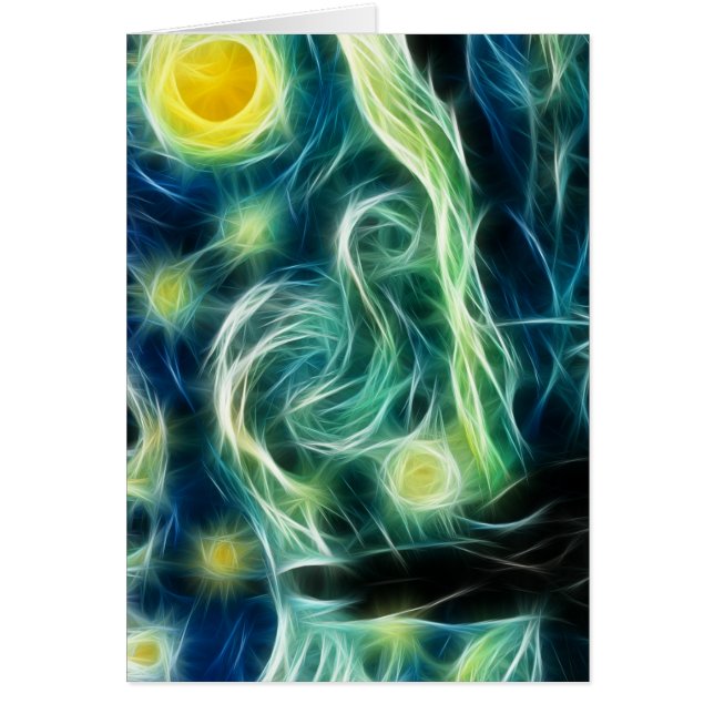 Starry Night Van Gogh Fractal art (Front)