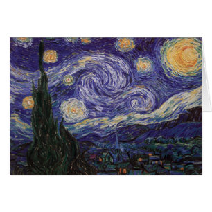 Starry Night, Van Gogh French Town Saint Remy