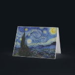 Starry Night Van Gogh  Greeting Card<br><div class="desc">Van Gogh The Starry Night Greeting Card</div>
