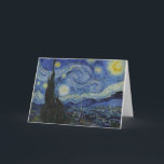 Starry Night Van Gogh  Greeting Card<br><div class="desc">Van Gogh The Starry Night Greeting Card</div>