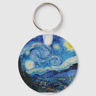 Starry Night, Van Gogh Keychain