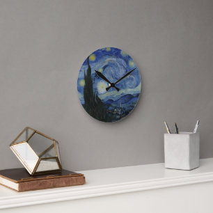 Starry Night - Van Gogh Large Wall Clock