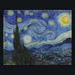 Starry Night Van Gogh Photo Print<br><div class="desc">The Starry Night painting oil on canvas by Vincent van Gogh,  1889. Currently located at the Museum of Modern Art.</div>