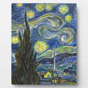 Starry Night, Van Gogh Plaque