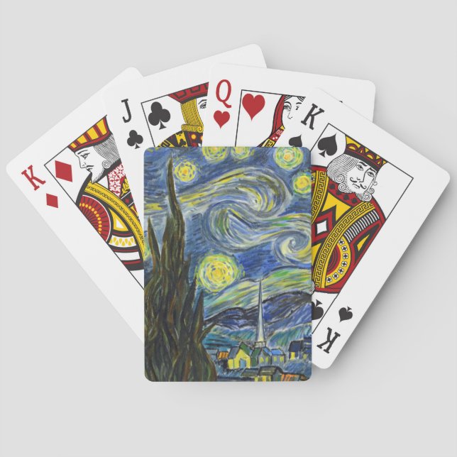 Starry Night, Van Gogh Playing Cards (Back)