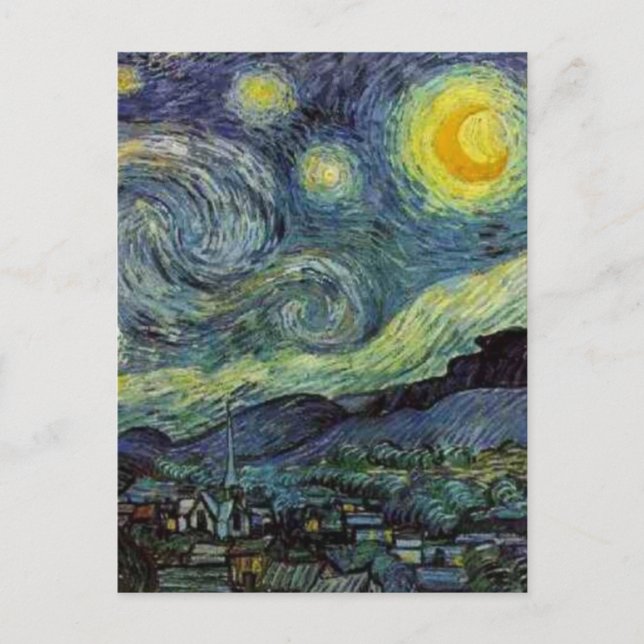 Starry Night - van Gogh Postcard (Front)