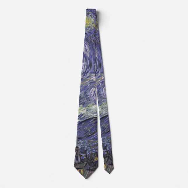 Starry Night Van Gogh Tie (Front)