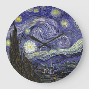 STARRY NIGHT VAN GOGH WALL DESIGNER HORLOGE - CADE