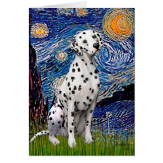 Starry Night (Vertical) - Dalmatian