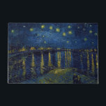 Starry Night, Vincent van Gogh Doormat<br><div class="desc">Vincent Willem van Gogh (30 March 1853 – 29 July 1890) was a Dutch post-impressionist painter who is among the most famous and influential figures in the history of Western art. In just over a decade, he created about 2, 100 artworks, including around 860 oil paintings, most of which date...</div>