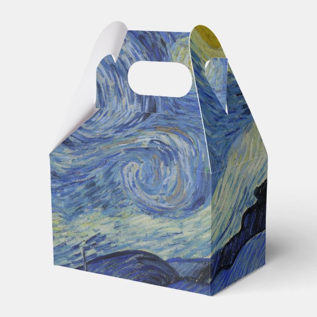 Starry Night Vincent van Gogh Favor Box (Front Side)
