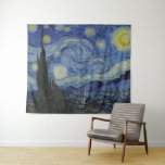 Starry Night Vincent van Gogh GalleryHD Fine Art Tapestry<br><div class="desc">Vincent van Gogh. Starry Night. c. 1889. Oil on canvas. Fine art original masterpiece painting by famous Dutch Post-Impressionist artist Vincent van Gogh.</div>