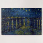 Starry Night, Vincent van Gogh Jigsaw Puzzle<br><div class="desc">Vincent Willem van Gogh (30 March 1853 – 29 July 1890) was a Dutch post-impressionist painter who is among the most famous and influential figures in the history of Western art. In just over a decade, he created about 2, 100 artworks, including around 860 oil paintings, most of which date...</div>