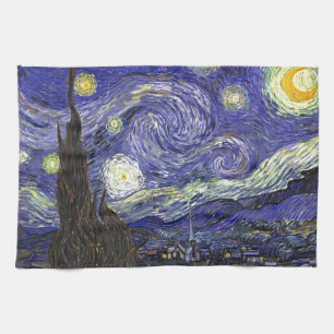 Starry Night, Vincent Van Gogh. Kitchen Towel