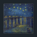 Starry Night, Vincent van Gogh Magnet<br><div class="desc">Vincent Willem van Gogh (30 March 1853 – 29 July 1890) was a Dutch post-impressionist painter who is among the most famous and influential figures in the history of Western art. In just over a decade, he created about 2, 100 artworks, including around 860 oil paintings, most of which date...</div>