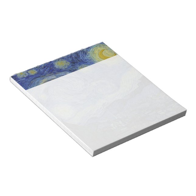 Starry Night Vincent van Gogh Notepad (Angled)
