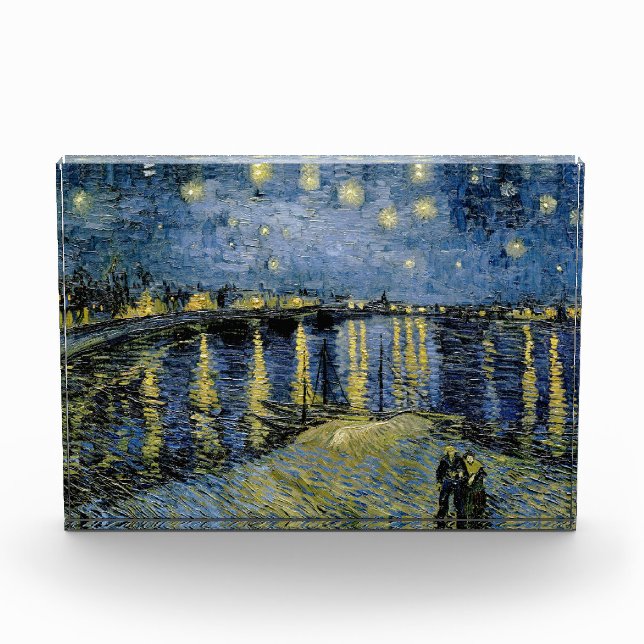  Starry Night  Vincent  van Gogh  Photo Block (Front)