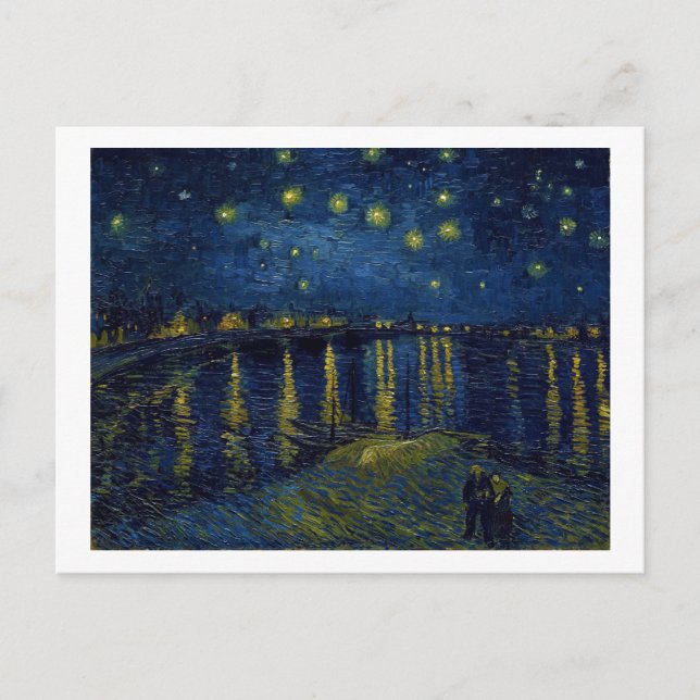 Starry Night, Vincent van Gogh Postcard (Front)