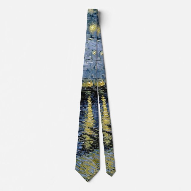  Starry Night  Vincent  van Gogh    Tie (Front)
