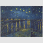 Starry Night, Vincent van Gogh Tissue Paper<br><div class="desc">Vincent Willem van Gogh (30 March 1853 – 29 July 1890) was a Dutch post-impressionist painter who is among the most famous and influential figures in the history of Western art. In just over a decade, he created about 2, 100 artworks, including around 860 oil paintings, most of which date...</div>