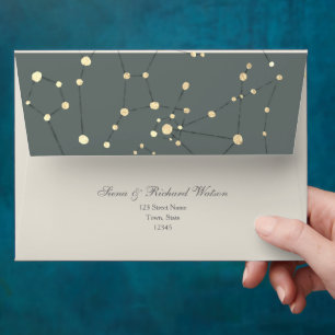Starry Night Wedding Envelope