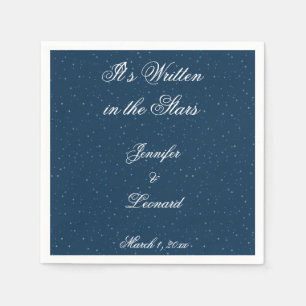 Starry Night Wedding Napkins