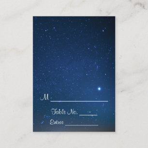 Starry Night Wedding Place Cards