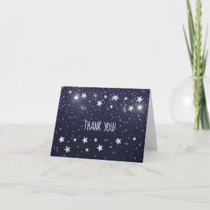 Starry Night Wedding Thank You Cards