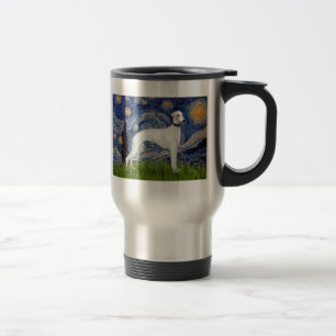 Starry Night - Whippet (11b) Travel Mug