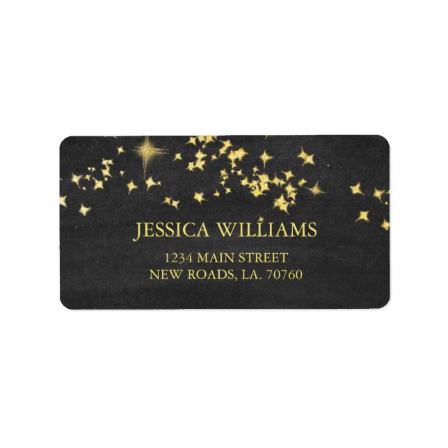 Starry Nights Mailing Labels (Front)