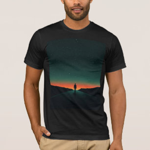Starry Path — Cosmic Silhouette Graphic Tee
