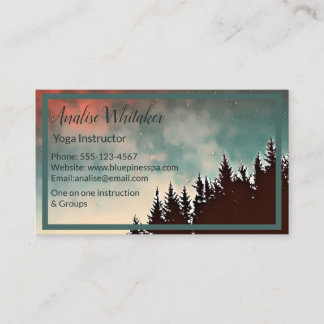Starry Pines Business Card