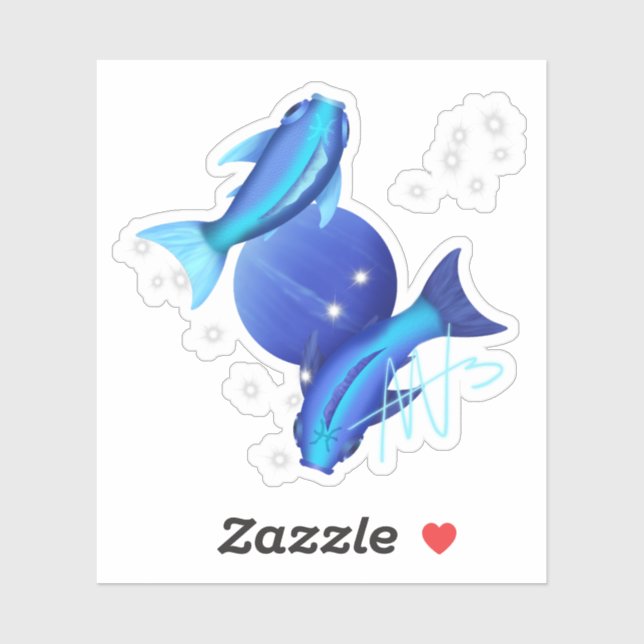 Starry Pisces Neptune Zodiac (Sheet)