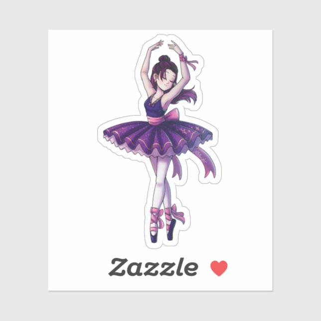 Starry Purple Ballerina (Sheet)