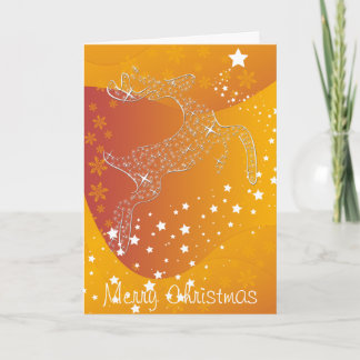 Starry Reindeer Card