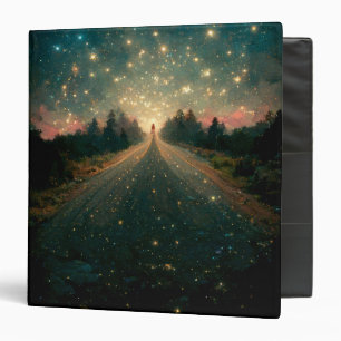 Starry Road Fantasy Landscape Sci-Fi Binder