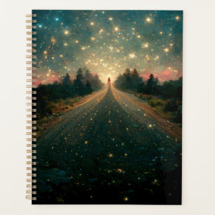 Starry Road Fantasy Landscape Sci-Fi Planner