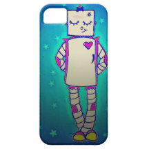Starry Robot iPhone Case