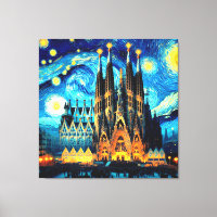 Starry Sagrada Familia Barcelona