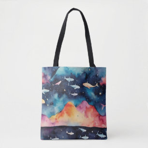 Starry Seascape Tote Bag