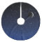 Starry Sky and Crescent Moon, Midnight Blue