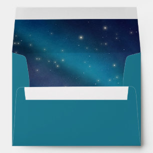 Starry Sky Blue Envelope