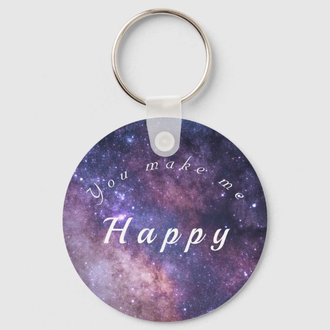 Starry sky   keychain (Front)