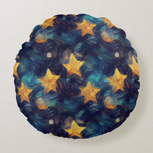 Starry Sky Round Pillow