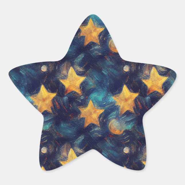 Starry Sky Star Sticker (Front)