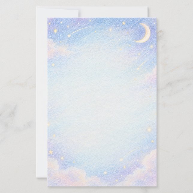 Starry Sky Stationery (Front)