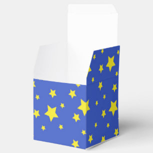Starry Sky Yellow Stars Pretty Starlight Night Favor Box