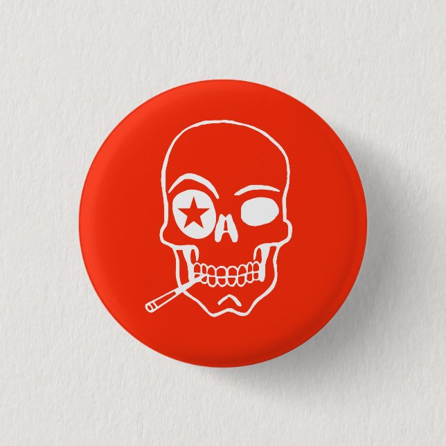 STARRY SMOKE Badge 1 Inch Round Button (Front)