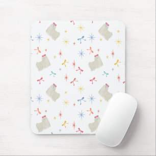 Starry Sparkle Cute Puppy  Wishes Mouse Pad