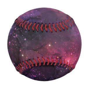 Starry Stars Outer Space Galaxy Planetary Pattern Baseball